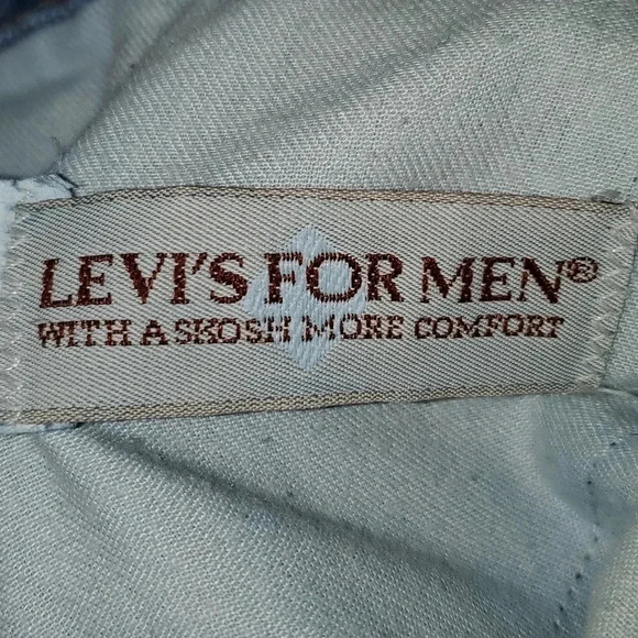 Vintage Levi’s Leather Tab Denim Jeans Mens 36x32 🇺🇸 - Picture 11 of 13